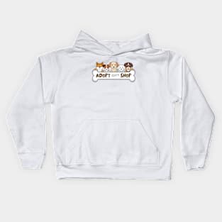 Adopt Don't Shop | Dogs Kids Hoodie